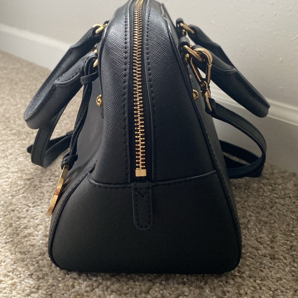 Gently used Michael Kors black satchel that doubles as a cross body - Picture 4 of 4
